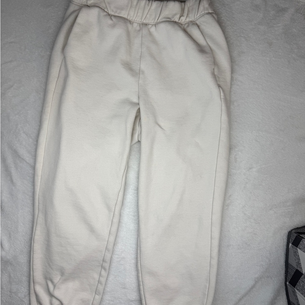 white joggers